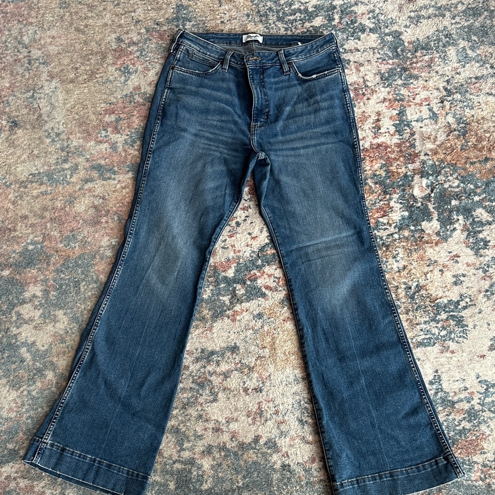 Wrangler Dark Blue Flare Jeans